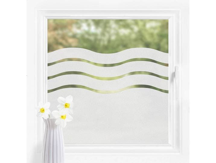 home24 Raamfolie Elbes polyetheen wit 80 x 60cm