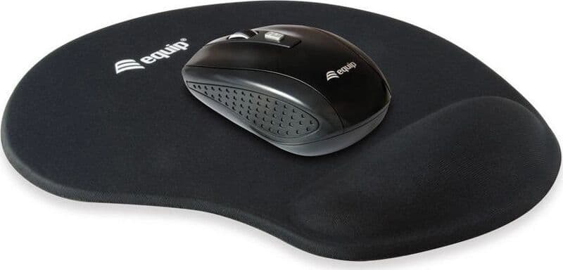 Equip 245014 Mouse Pad με Στήριγμα καρπού Μαύρο 245014