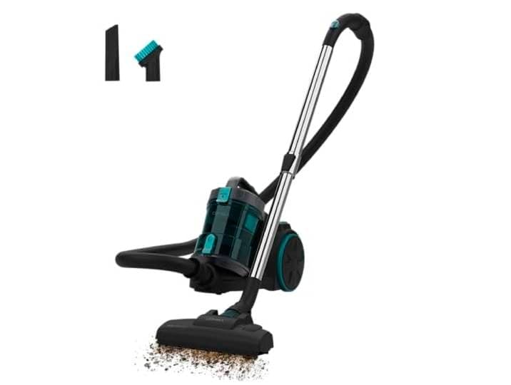 Cecotec Aspirateur Traîneau sans Sac Conga Rockstar Cyclonic XL\, 890W Système Cyclonique\, Puissance d'Aspiration de 17 kPa\, Réservoir de 2\,5 L\, Filtre Retenant les Allergènes\, Design Compact