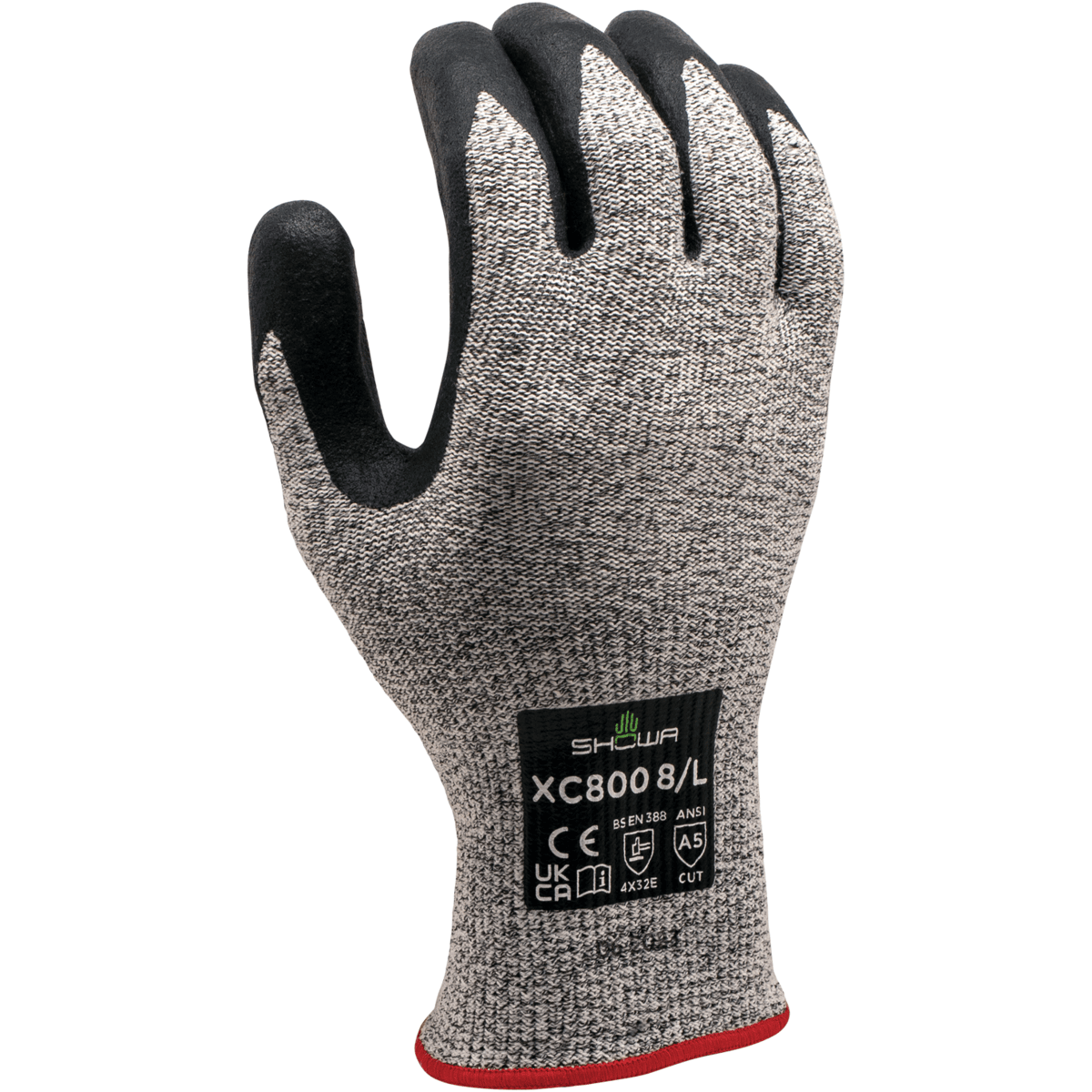 SHOWA Schutzhandschuh S-TEX XC800 grau Gr.10/XXL HPPE Nitril beschichtet