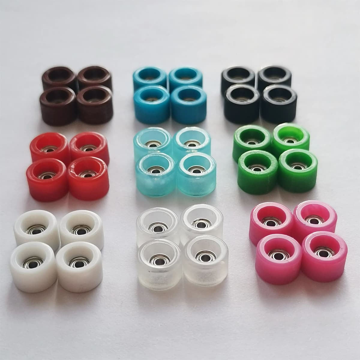 NONE Urethane Fingerboard Wheels with ABEC 7 Bearing for Professional Finger Skate Board Set Mini Skateboard Toys