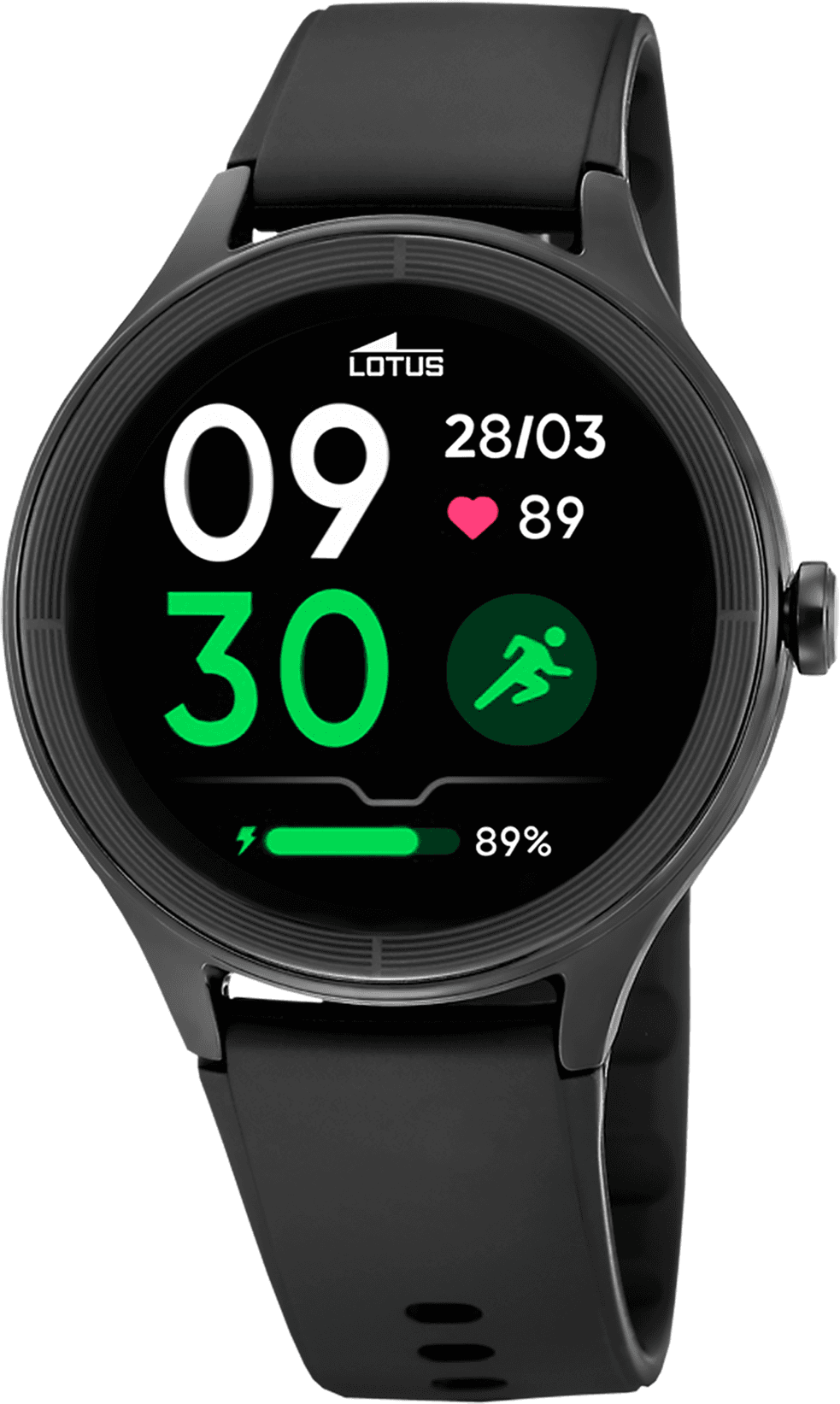 Smartwatch LOTUS "Smartwatch", schwarz (schwarz, schwarz), Smartwatches, Damen, Smartwatch, Armbanduhr,Damenuhr,Bluetooth,Steuerung der Smartphone-Kamera,Wecker