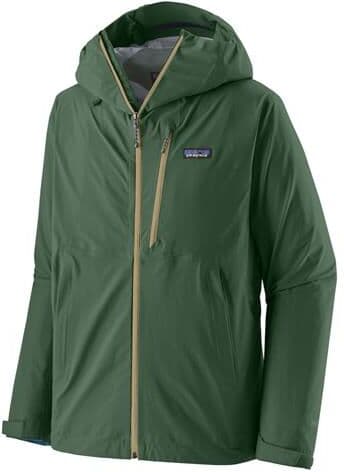Patagonia Mens Granite Crest Rain Jacket, Treeline Green L