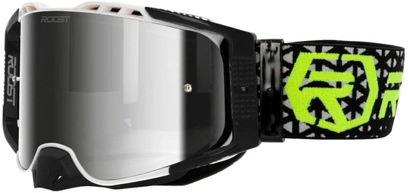 ROOST - Occhiali X-Ruby Rad Nero / Bianco Nero,Bianco UNICA