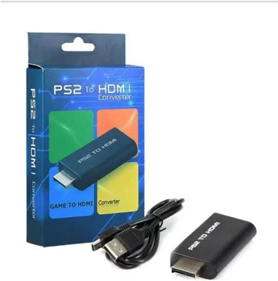 NONE 2026  PS2 to HDMI Converter 1080P HD Video Audio Adapter for PlayStation 2 Game Console