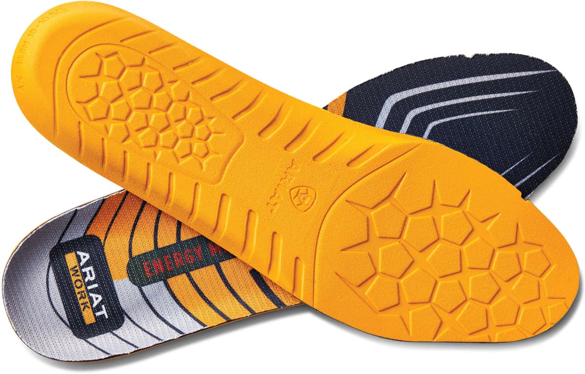 Men's Big Rig Energy Max Work Insole Round Toe in Multi, Size: 7 EE by Ariat