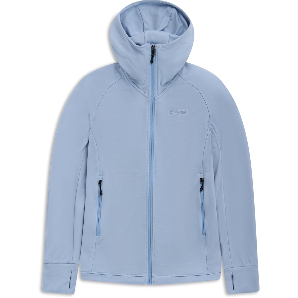 Bergans Rabot Merino Tech Damen Wanderjacke blau Größe S Trekking Merinowolle