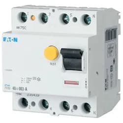 Eaton FI-Schutzschalter 4-polig 40A 100mA Typ A (PFIM-40/4/01-A-MW) - 235440