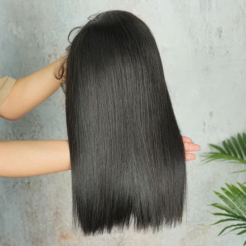 GDYLuxury 5x5 13x4 13x6 HD Lace Frontal Wig 100% Vietnamese Human Hair Double Drawn Bone Straight Short Bob Lace Wigs Pre-Plucked #1B