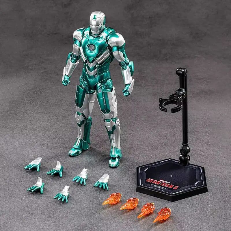 ZDTDS Zd Toys Marvel Iron Man Mk31 Action Figure Movable Joints Collectible Model Desktop Decoration Gift For Fans