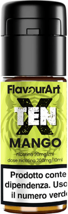 Flavourart Mango Tenx Nic Salts Liquido Pronto 10ml