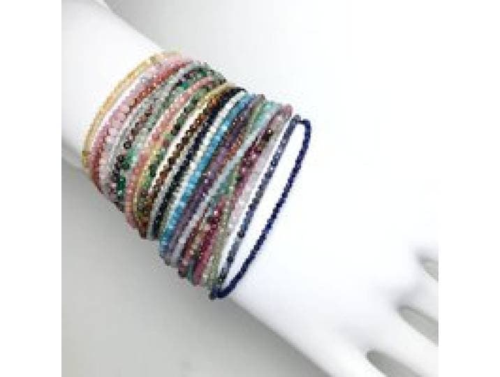 Natuursteen Rozenkwarts Amethist 2/3/4mm Kleine Ronde Stenen Armband Mini Armband Geschikt voor Mannen en Vrouwen Cadeau