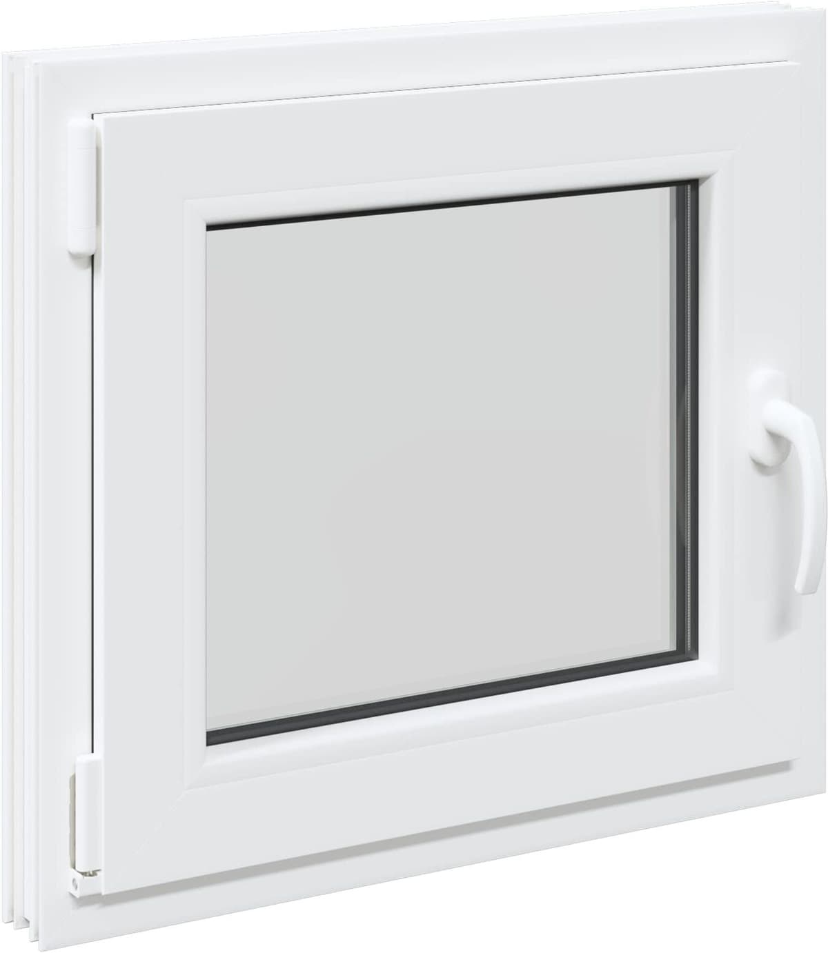 vidaXL Couleur intérieure de la fenêtre de sous-sol blanche RISOR