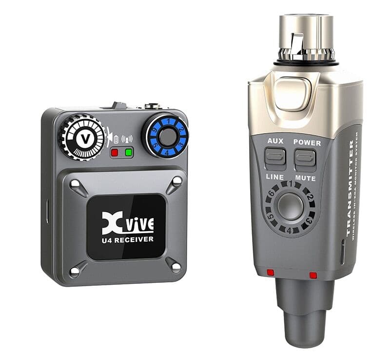 XVIVE Sistema Inalámbrico de Diadema U4 Wireless In ear system. Negro