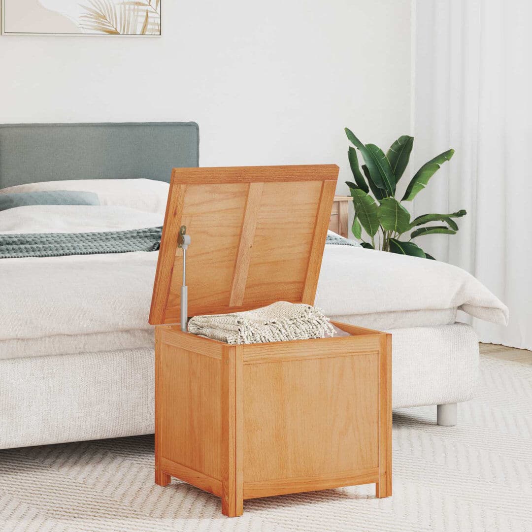Brambly Cottage 1 Piece Blanket Chest Natural 45cm H X 50cm W X 45cm D