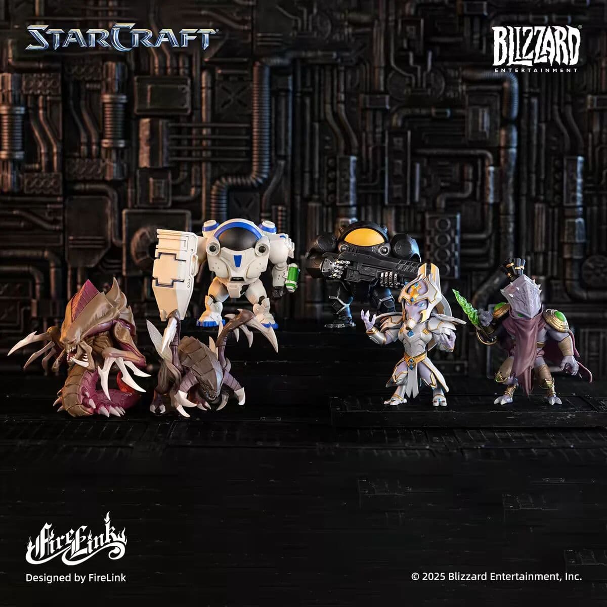 Bandai Blizzard Official Authentic StarCraft First Series Blind Box Action Figures Game Periphery Collectible Model For Game Collectors