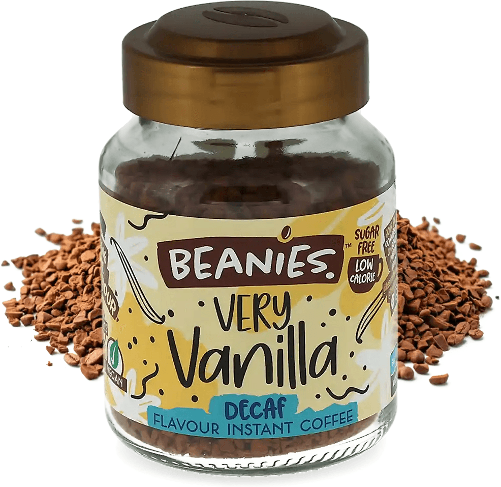 Beanies Koffeinfri Very Vanilla - 50 g snabbkaffe