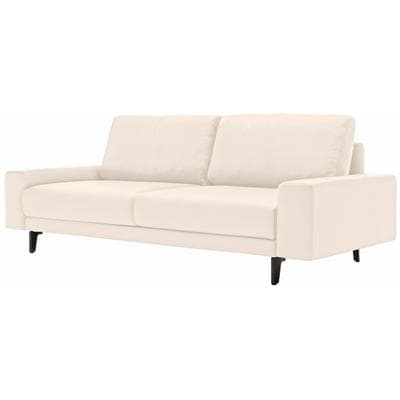 2-Sitzer "CR.450, Designsofa, Loungesofa", weiß (perlweiß 534, 12), B:180cm H:85cm T:95cm, NaturLEDER OSKAR (echtes Rindsleder);Flachgewebe VICTORIA (41% Polyacryl 38% Polyester 21% Baumwolle), CREATION BY ROLF BENZ, Sofas, Armlehne breit niedrig,...