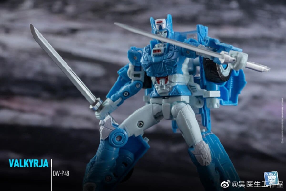 NONE NEW DR.Wu DW-P48 SWORD Double Gun Weapon Upgrade Kit For Transformation Valkyrja Action Figure Accessories