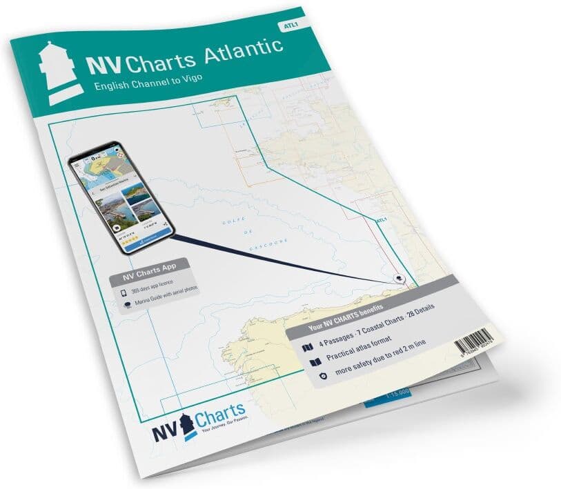 NV Charts Atl1 English Channel–vigo