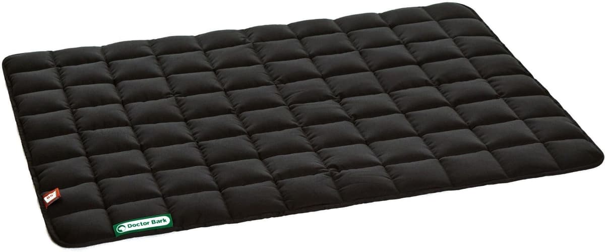 Tierdecke DOCTOR BARK "schwarz L", schwarz, B/H/L: 80cm x 2cm x 100cm, Tierbetten, Tierdecke schwarz B/H/L: 80cm x 2cm x 100cm