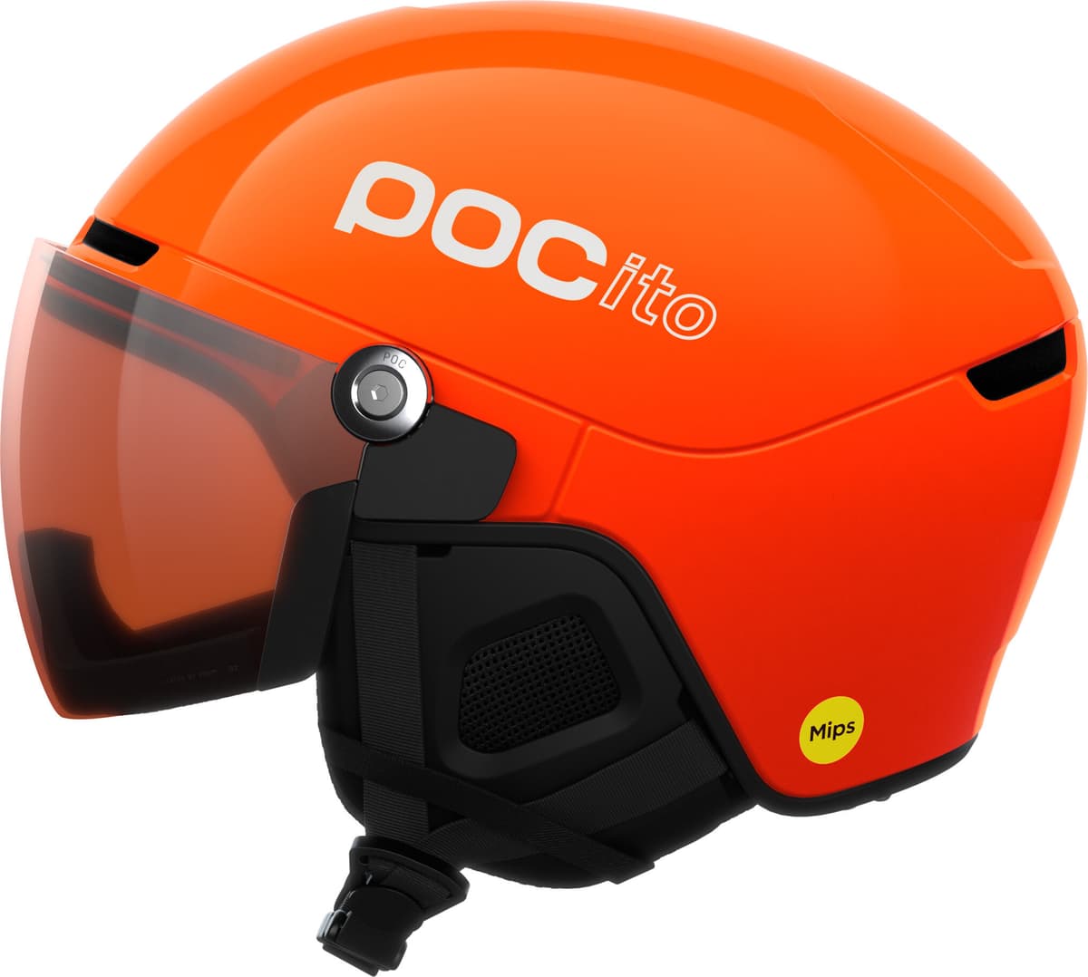 Kids' Pocito Obex Visor Fluorescent Orange/Clarity Pocito/Partly Sunny/Light Orange XXS (48-52)