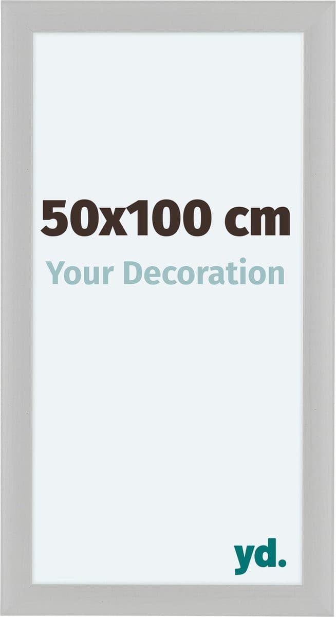 Your Decoration Como Fotolijst - Wit Houtnerf - MDF - 50 x 100 cm