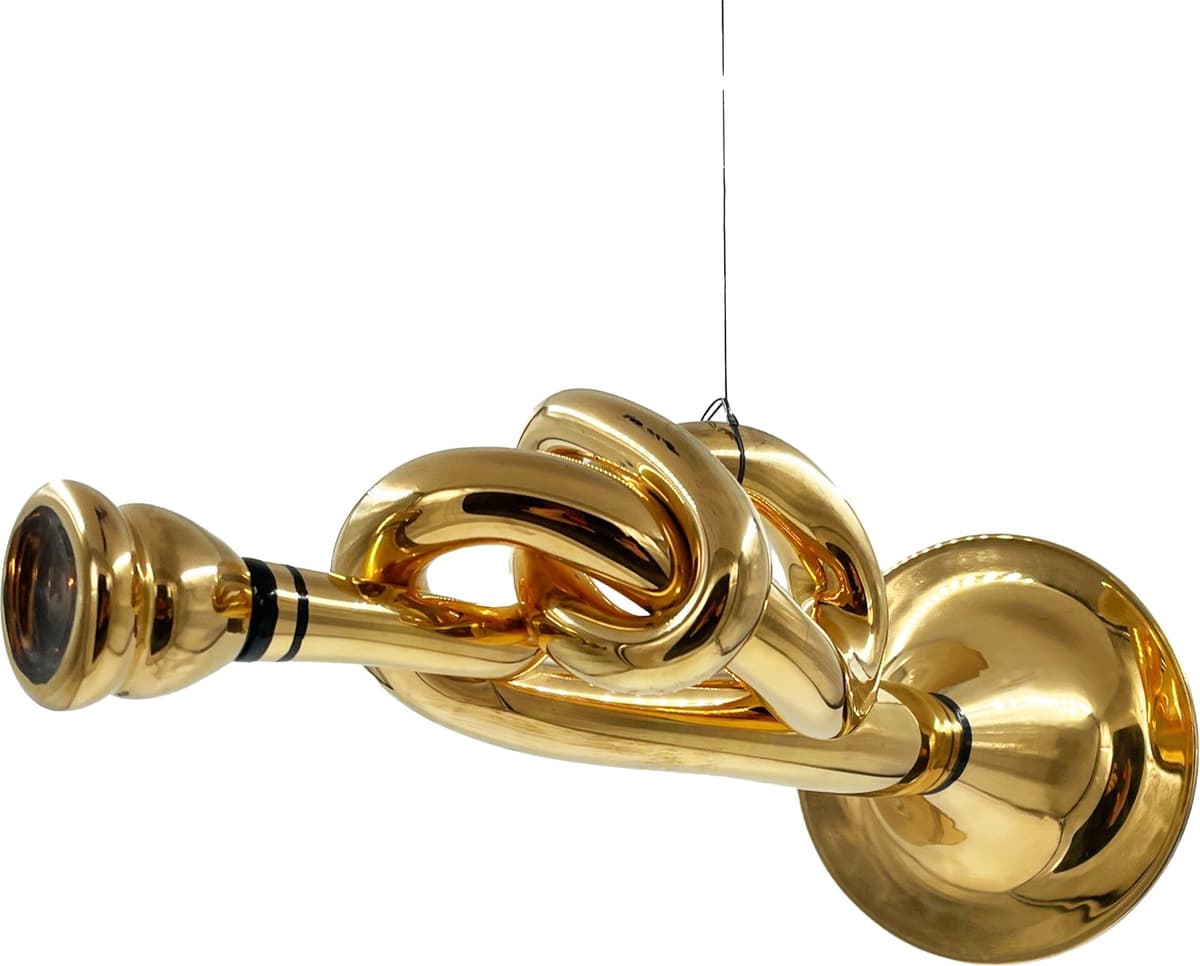 Armstrong Blues Glass Trompetknude, Unik - Kosta Boda