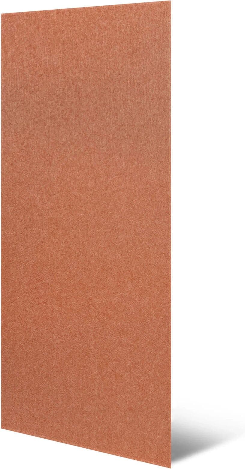 Schallschutzpaneel ARCHITECTS PAPER "A.S. Création Modular Wall Akustikpaneel Filz", braun (koralle, aprikose, orange), B/L: 52cm x 104cm, Textil, Paneele, Einfarbiges Akustikpaneel aus recyceltem PET-Filz