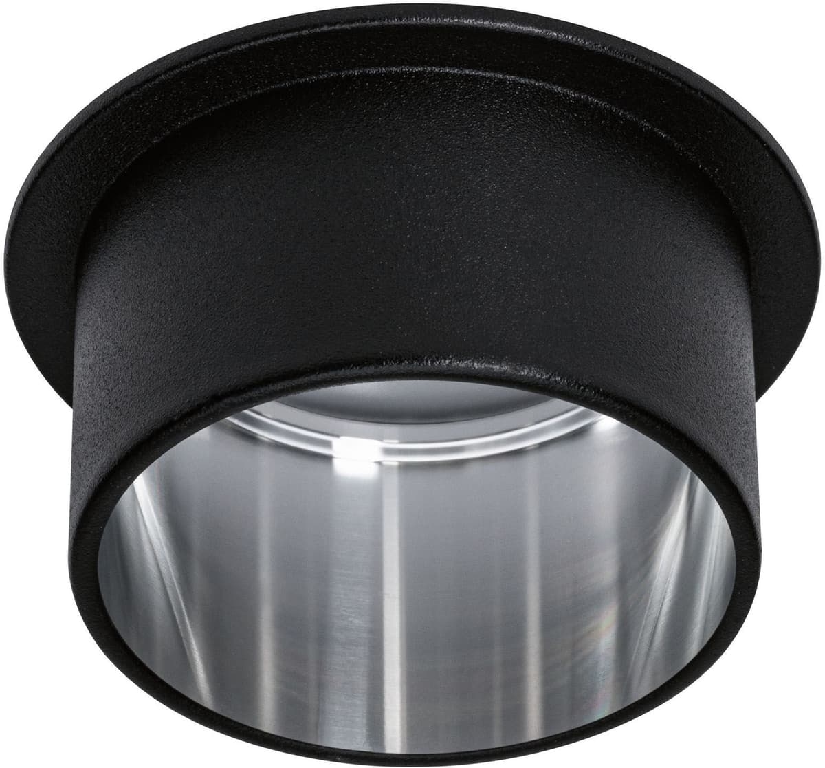 PAULMANN LED Einbauleuchte "Gil", silber (schwarz, silberfarben), 1, Ø 6,8cm, 1 Stk., Leuchten, LED-Modul, 3-Stufen-dimmbar, LED Einbauleuchte