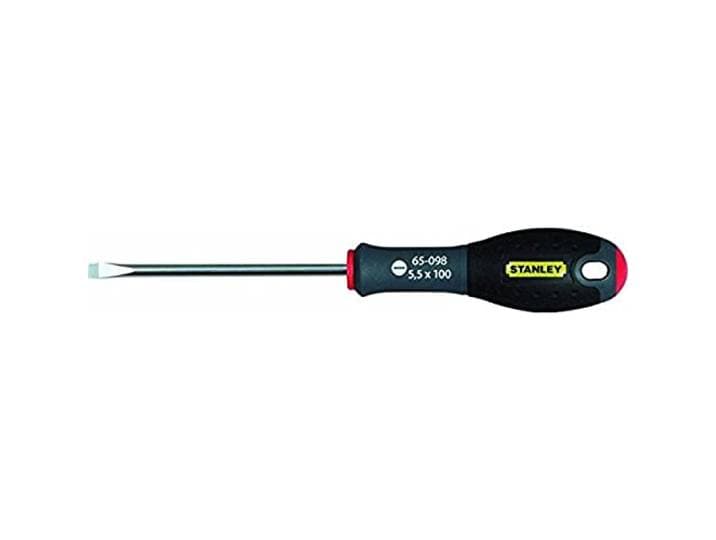 Stanley Fat Max schroevendraaier uitlopend 5.5X100Mm-zwart en rood