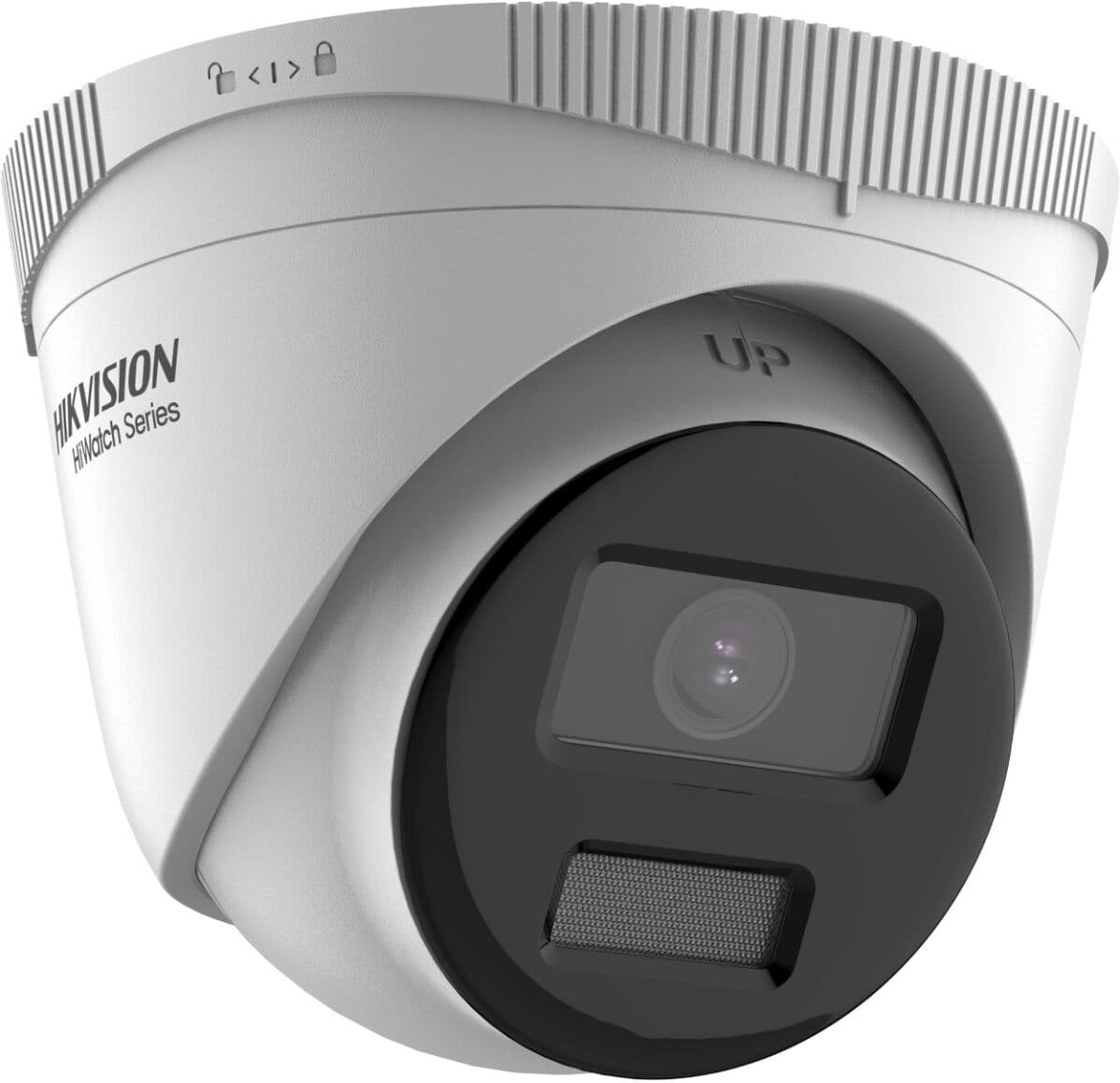 Hikvision Hiwatch Telecamera Ip Turret Colorvu 2mp Poe Luce Bianca 30 M Ip67 Hwi-T229ha