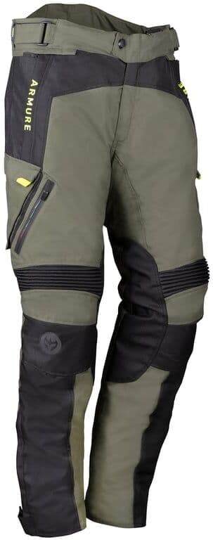 ARMURE - Pantaloni Aren Waterproof Nero / Dark Gray / Giallo Fluo Nero,Grigio,Giallo,Alta visibilità XXL
