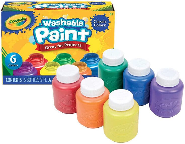 BRINQUEDO CRAYOLA TINTA WASHABLE 6U