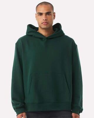 Bella + Canvas 4719 10-Ounce Heavyweight Pullover Hoodie in Forest Green size XL   Fleece