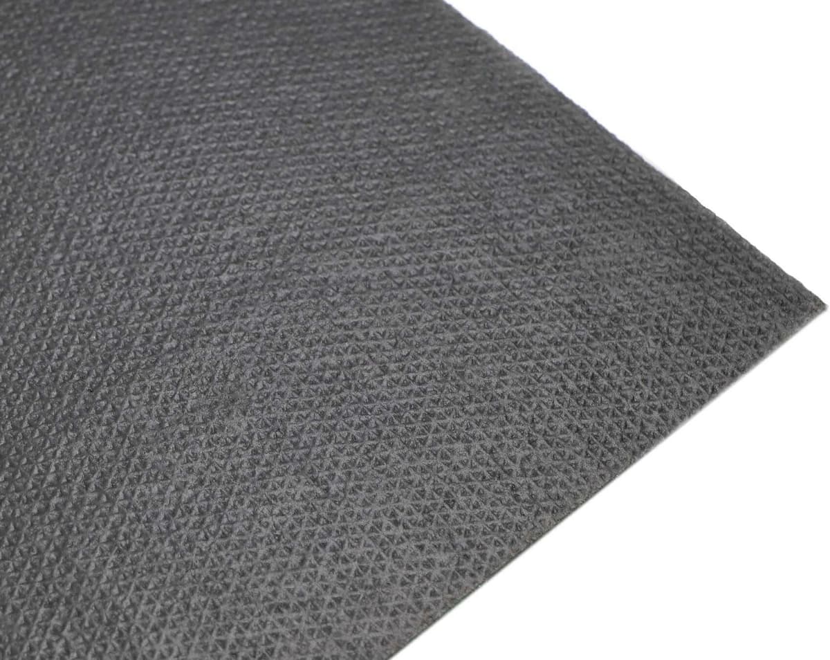 Läufer "Schmutzfangläufer GIN, Made in Belgium", grau (anthrazit), B:80cm H:6mm L:1.100cm, Polypropylen (PP), PRIMAFLOR-IDEEN IN TEXTIL, Teppiche, Läufer, Schmutzfangmatte, meliert, gesteift, strapazierfähig, rutschhemmend anthrazit B : 80cm 1 Stk., 6mm, 