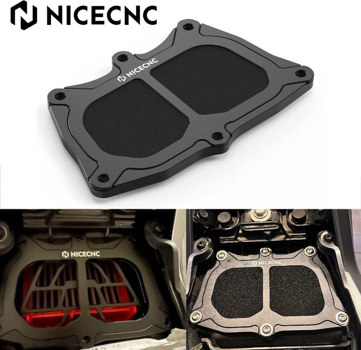 NICECNC For KTM 390 Adventure 2021-2024 Air Filter Box Cover 125 200 250 390 Duke 2017-2023 Husqvarna Svartpilen Vitpilen 401 2021-2023