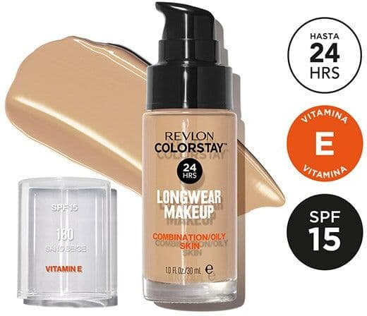 Revlon Colorstay Makeup Piel Mixta/Grasa 180 Sand Beige