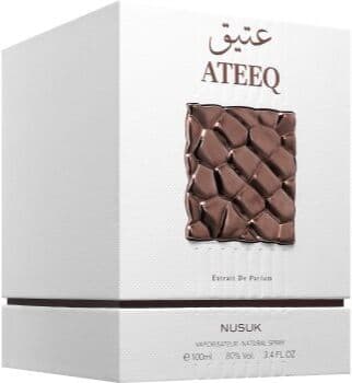 Nusuk Ateeq extrato de perfume para homens 100 ml. Ateeq