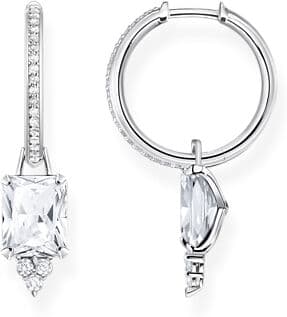 Thomas Sabo korvakorut white stone silver CR672-051-14