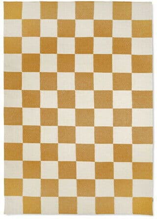 Classic Collection Square matta vit/gul