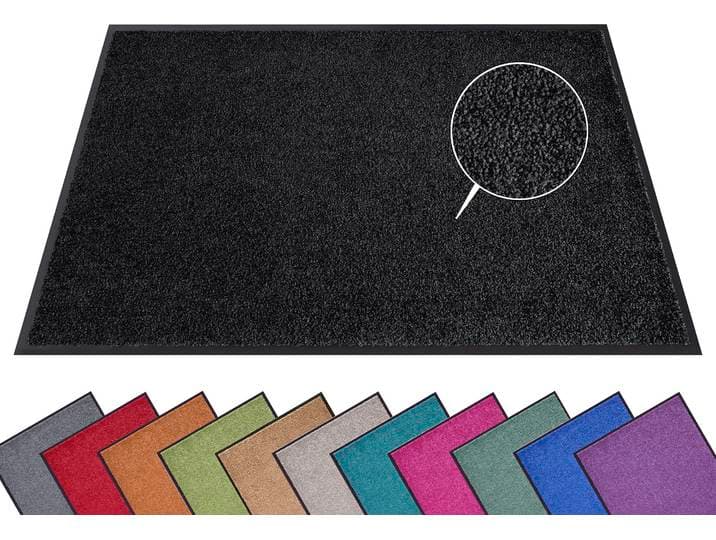 Fußmatte HANSE HOME Wash & Clean Gr. 15, schwarz, B:40cm H:7mm L:60cm, Kunstfaser, Teppiche, Fußmatte, Schmutzfangmatte, Türmatte, In- und Outdoor, Teppich, Läufer, waschbar