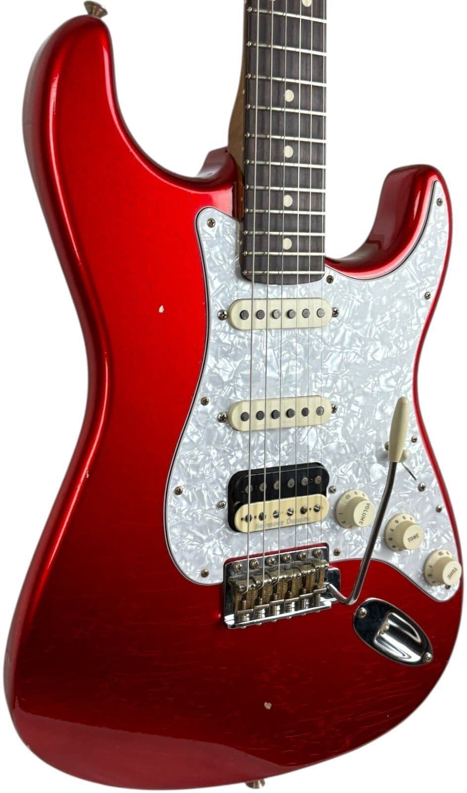 Fender Custom Shop ’63 Stratocaster Journeyman Relic HSS 2023 - Candy Apple Red   Rouge Pomme d’Amour - Refurbished