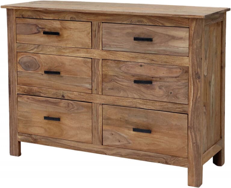 LAKŠMI indickynabytok.sk Komoda Rami 120x90x45 indický masív palisander