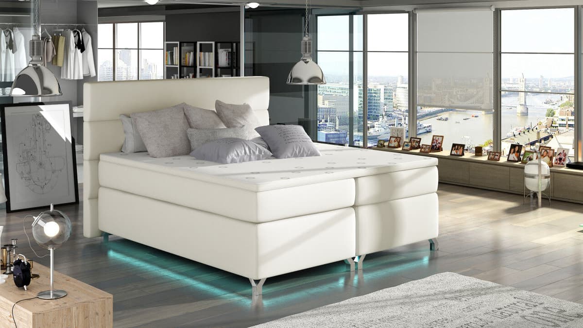 Eltap Pat boxspring Amadeo LED 140x200 cm Soft 33