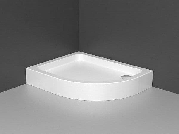 Radaway Laros E Compact Brodzik asymetryczny 100x80x17cm lewy SLE81017-01L