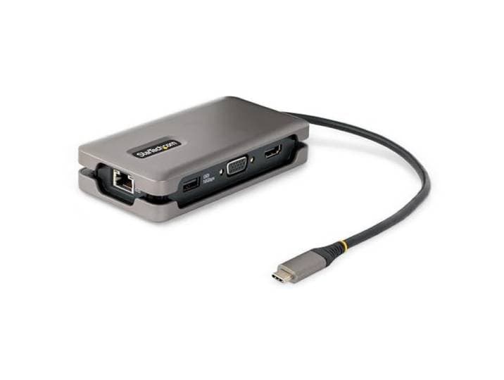 StarTech USB-C Mini Dock, 4K HDMI of 1080p VGA, 10Gbps, 100W, GbE, Kabel