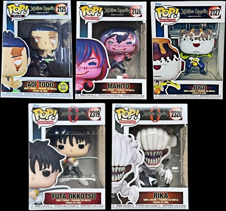 Funko Pop! Jujutsu Kaisen Aoi Todo Mahito Jogo Yuta Okkotsu Rika Vinyl Figure Anime Collectible Model Desktop Ornament Toy Gift