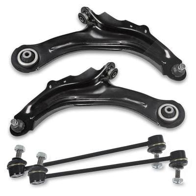 Atec 2x Querlenker + 2x Koppelstange vorne [Hersteller-Nr. 40578819] für Renault