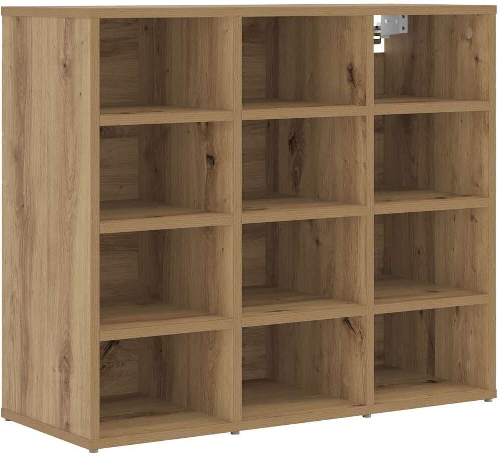 vidaXL Cabinet à chaussures 77,5 x 30 x 67 cm Bois d'ingénierie